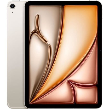 Apple - iPad Air (2024) - 11 - WiFi + Cellulaire - 128 Go - Lumiere Stellaire