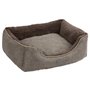 KERBL Panier corbeille Samuel - 50 x 40 x 15 cm - Argent et gris - Pour chien