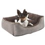 KERBL Panier corbeille Samuel - 50 x 40 x 15 cm - Argent et gris - Pour chien