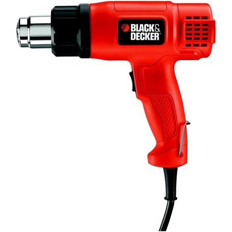 Décapeur Thermique BLACK+DECKER - Poignée pistolet 1750W 570 a 740L/min (Livré avec 1 Grattoir)