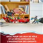 LEGO NINJAGO 71797 Le QG des Ninjas - La Course Contre la Montre, Jouet avec 2 Figurines Dragon