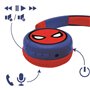 SPIDER-MAN - Casque 2 en 1 Bluetooth - Filaire confortable et pliable pour enfants avec limitation de son - LEXIBOOK
