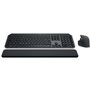 Logitech MX Keys S Combo clavier Souris incluse RF sans fil + Bluetooth AZERTY Belge Graphite