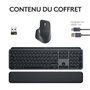 Logitech MX Keys S Combo clavier Souris incluse RF sans fil + Bluetooth AZERTY Belge Graphite