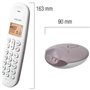 Téléphone fixe sans fil - LOGICOM - DECT ILOA 155T SOLO - Taupe - Avec répondeur