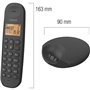 Téléphone fixe sans fil - LOGICOM - DECT ILOA 350 TRIO - Noir - Sans répondeur