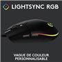 Souris gamer - Filaire - LOGITECH G - G203 - LIGHTSYNC - RGB - USB - Noir