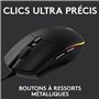 Souris gamer - Filaire - LOGITECH G - G203 - LIGHTSYNC - RGB - USB - Noir