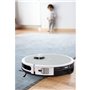 MEDION X21 SW - Robot Aspirateur Laveur avec Station de Vidange - Navigation Laser - Puissance 3000 Pa