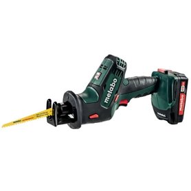 Scie sabre sans fil Metabo SSE 18 LTX Compact 602266500 - 2 x 18 V / 2 Ah Li-Ion - Bois - 3100 tr/min