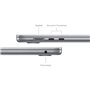 Apple - 15 MacBook Air M3 (2024) - RAM 8Go - Stockage 256Go - Gris Sidéral - AZERTY