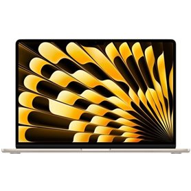 Apple - 15 MacBook Air M3 (2024) - RAM 8Go - Stockage 256Go - Lumiere Stellaire - AZERTY
