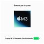 Apple - 15 MacBook Air M3 (2024) - RAM 8Go - Stockage 512Go - Minuit - AZERTY