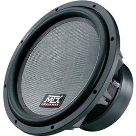 MTX TX815 Subwoofer voiture HighEnd 38cm 2000W RMS 2 châssis alu bobine 3 pour caisson clos ou reflex membrane fibre