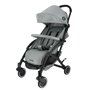 NANIA Poussette compacte Lili - 0-36 mois - Jusqu'a 15kg - Dossier inclinable - Roues pivotantes a suspensions - Gris