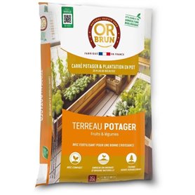 Terreau potager et carré potager - OR BRUN - OBRTCAPOT35N - 35 L