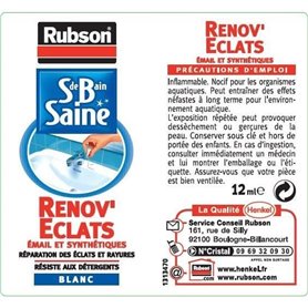 Produits de Service SDB Saine Rénov'éclats - RUBSON - Flacon - 12ml