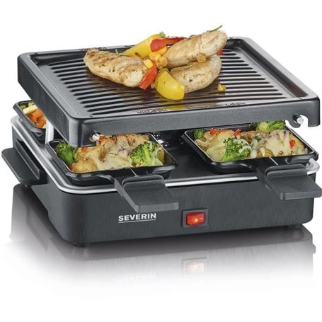 SEVERIN Raclette Gril 4 personnes compacte