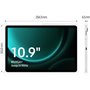 Samsung Galaxy Tab S9 FE S9 FE 256 Go 27,7 cm (10.9") Samsung Exynos 8 Go Wi-Fi 6 (802.11ax) Android 13 Gris