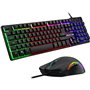 Combo KRYPTON - THE G-LAB - Pack Clavier et Souris Gamer Filaire Rétro - Éclairage RGB