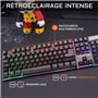 Combo KRYPTON - THE G-LAB - Pack Clavier et Souris Gamer Filaire Rétro - Éclairage RGB