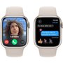 Apple Watch Series 9 GPS + Cellular - 41mm - Boîtier Starlight Aluminium - Bracelet Starlight Sport Band - S/M