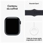 Apple Watch Series 9 GPS + Cellular - 41mm - Boîtier Midnight Aluminium - Bracelet Midnight Sport Band - S/M