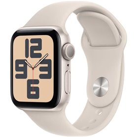 Apple Watch SE GPS - 40mm - Boîtier Starlight Aluminium - Bracelet Starlight Sport Band - S/M