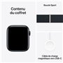 Apple Watch SE GPS - 44mm - Boîtier Midnight Aluminium - Bracelet Midnight Sport Loop