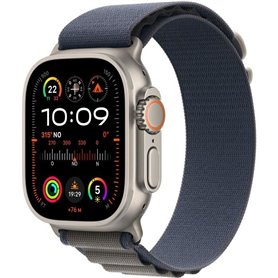 Apple Watch Ultra 2 GPS + Cellular- 49mm - Boîtier Titanium - Bracelet Blue Alpine Loop - Small