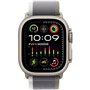 Apple Watch Ultra 2 GPS + Cellular- 49mm - Boîtier Titanium - Bracelet Green/Grey Trail Loop - M/L