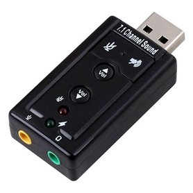 Ewent EW3762 changeur de genre de câble USB audio-in/audio-out Noir