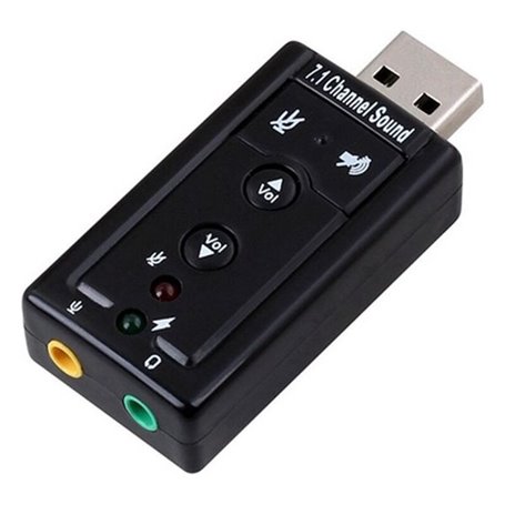 Ewent EW3762 changeur de genre de câble USB audio-in/audio-out Noir