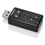 Ewent EW3762 changeur de genre de câble USB audio-in/audio-out Noir