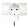 Silver Electronics 9153 adaptateur prise d'alimentation Type F Blanc