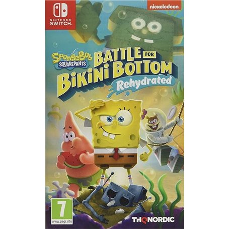 Jeu vidéo pour Switch Nintendo SPONGEBOB SQUAREPANTS: REHYDRATED