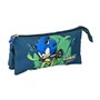 Trousse d'écolier Sonic Bleu foncé