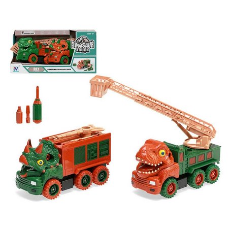 Véhicules de Chantier Camion avec grue Dinosaures 31 x 16 cm