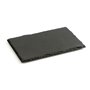 Plateau en Céramique Effet Ardoise Quid Gastro Fun Noir 30 x 20 cm (12 Unités)