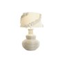 Lampe de bureau DKD Home Decor Blanc Marron 50 W 220 V 42 x 42 x 70 cm