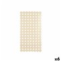 Tapis de Douche Antidérapant Beige PVC 68 x 36 x 1 cm (6 Unités)