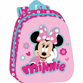 Cartable Minnie Mouse Rose 27 x 33 x 10 cm