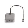 StarTech.com 117B-USBC-MULTIPORT station d'accueil Avec fil USB 3.2 Gen 2 (3.1 Gen 2) Type-C Gris