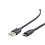 Câble USB A 2.0 vers USB C GEMBIRD 480 Mb/s Noir