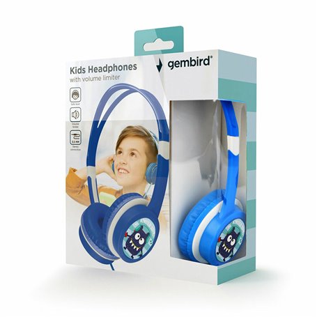 Casque audio GEMBIRD MHP-JR-B Enfant