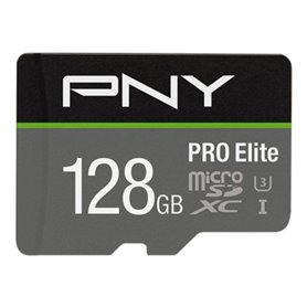 Carte Mémoire Micro SD avec Adaptateur PNY P-SDU128V31100PRO-GE Pro Elite C10 128 GB