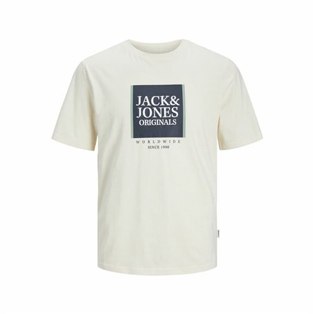 T-shirt à manches courtes homme Jack & Jones Lafayette Box Beige