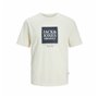 T-shirt à manches courtes homme Jack & Jones Lafayette Box Beige