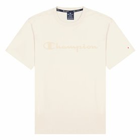 T shirt à manches courtes Champion Crewneck T-Shirt M Beige