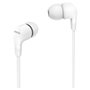 Philips TAE1105WT/00 écouteur/casque Écouteurs Avec fil Ecouteurs Musique Blanc